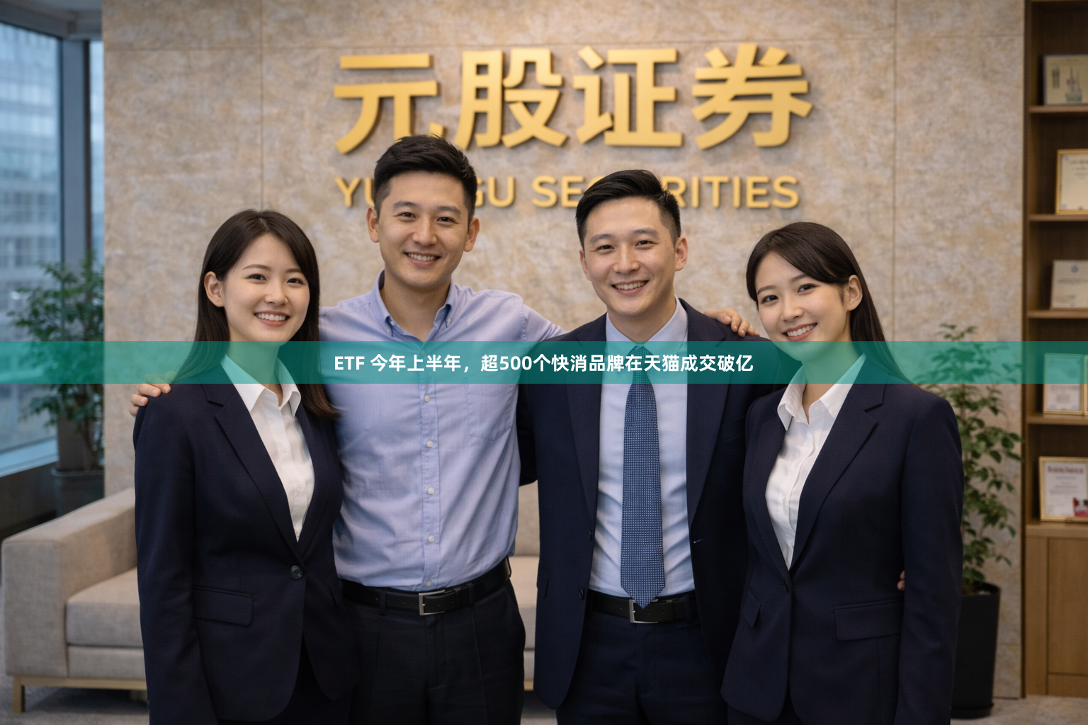ETF 今年上半年，超500个快消品牌在天猫成交破亿
